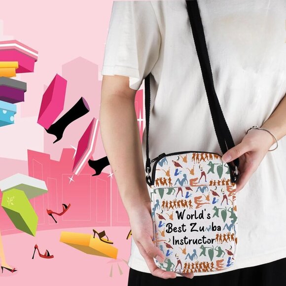 Dance Teacher Crossbody Bag Waterproof Small Purse for Travel and Gifts - Picture 3 of 7